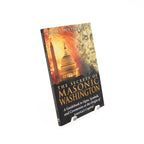 Book titled 'The Secrets of Masonic Washington' by James Wasserman on a white background