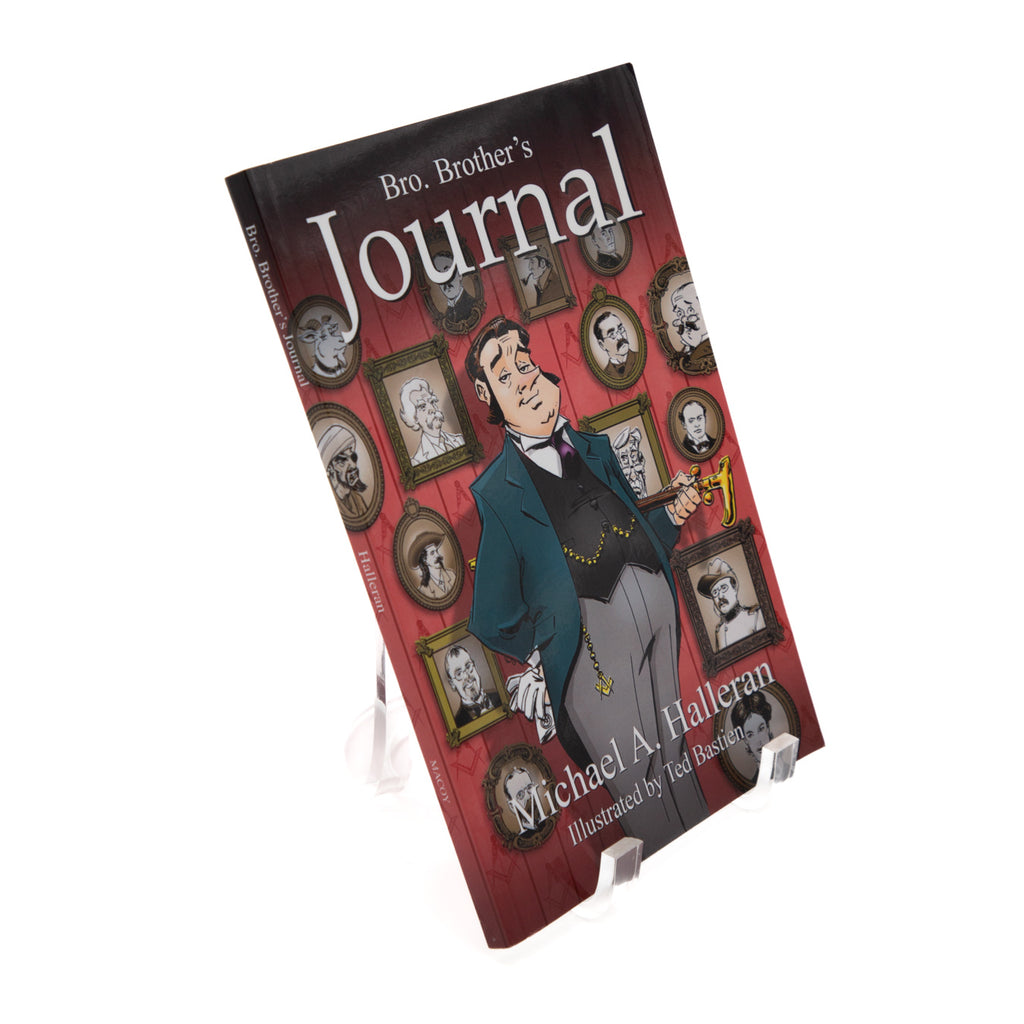 Book titled 'Bro. Brother's Journal' with illustrations on a white background