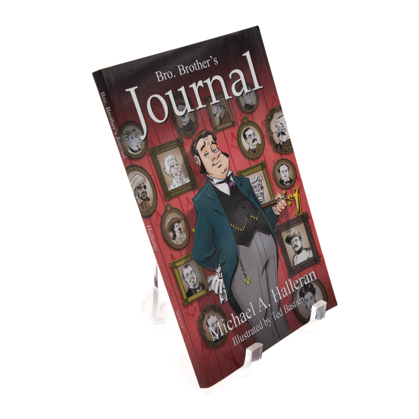 Book titled 'Bro. Brother's Journal' with illustrations on a white background