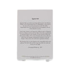 Notecard with text about Egyptian Hall in the Masonic Temple.