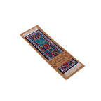 Decorative bookmark with geometric patterns and square and compass 