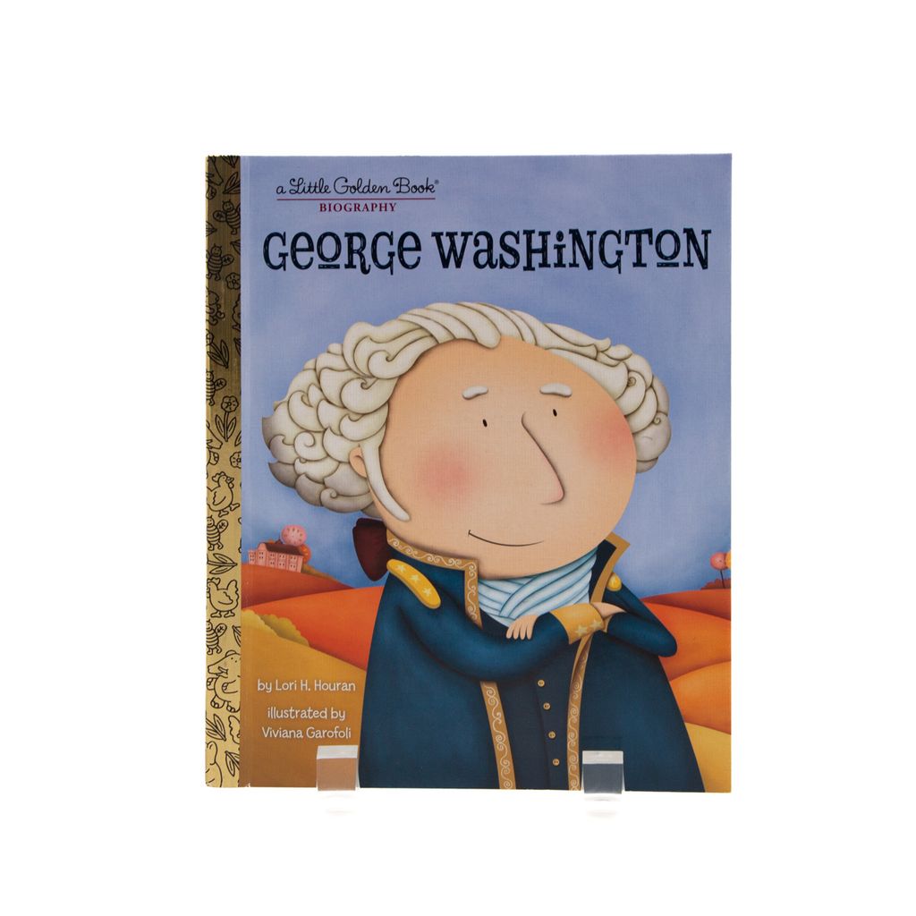 Book cover of 'George Washington' from Little Golden Books on a white background