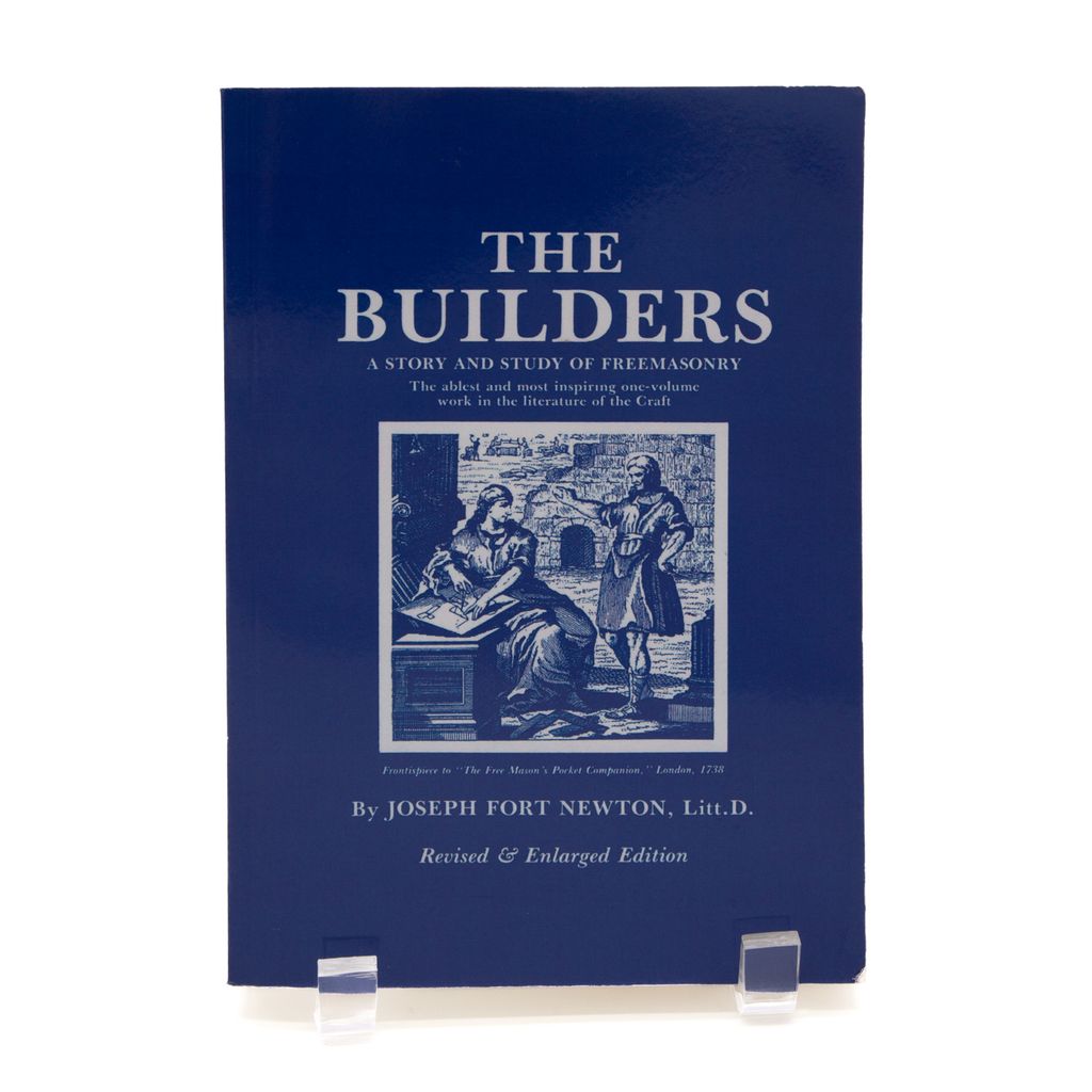 Book titled 'The Builders' by Joseph Fort Newton on a white background