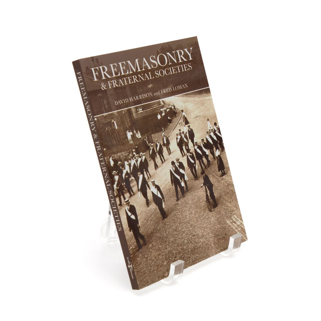 Book titled 'Freemasonry & Fraternal Societies' on a white background